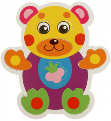 Мозаика-сортер развивающая «Лесные животные» - Фото 5