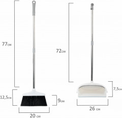 Совок для мусора с щеткой - Фото 12