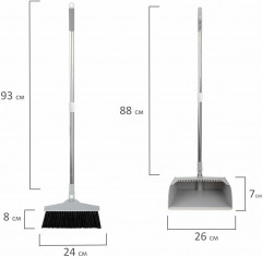 Совок для мусора с щеткой - Фото 16