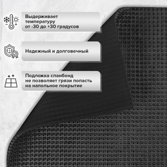 Коврик придверный щетинистый «Травка»