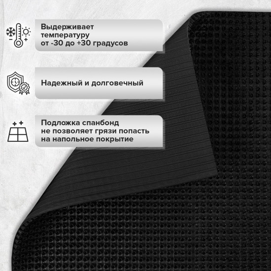 Коврик придверный щетинистый «Травка»