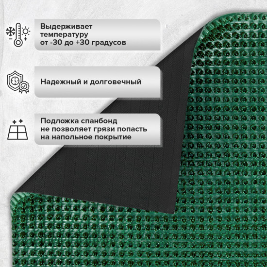 Коврик придверный щетинистый «Травка»