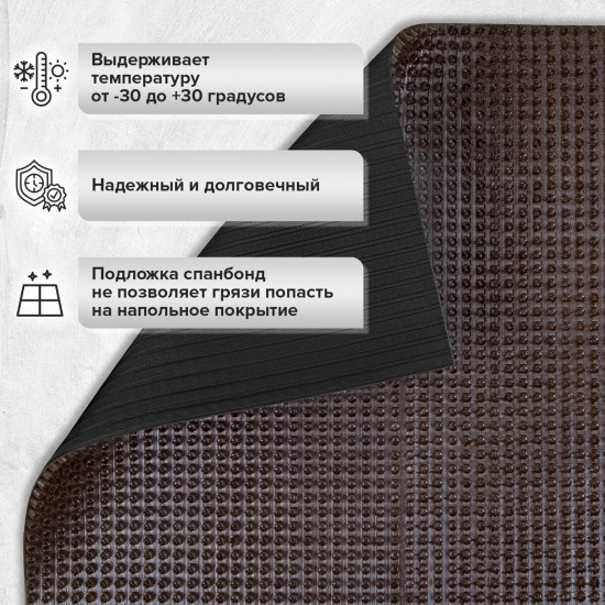 Коврик придверный щетинистый «Травка»