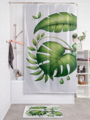 Штора для ванной комнаты тканевая - Фото 2