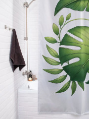 Штора для ванной комнаты тканевая - Фото 3