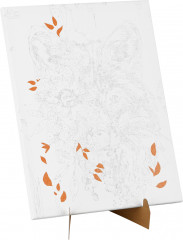 Картина по номерам «Лиса с цветами» - Фото 4