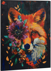Картина по номерам «Лиса с цветами» - Фото 7