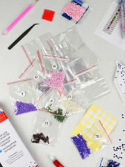 Мозаика алмазная без подрамника «Маяк на закате» - Фото 7