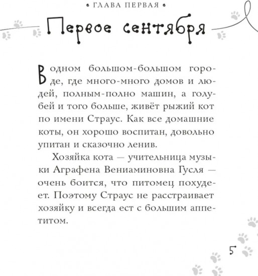 Школьный бутерброд кота Страуса