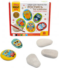 Набор для росписи по камням «Забавные совы» - Фото 7