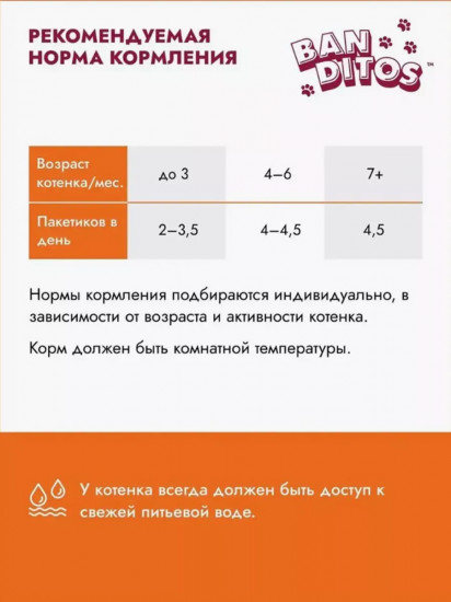 Корм для котят влажный «Говядина и индейка»