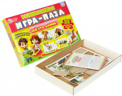 Игра-пазл развивающая «Чей это домик?» - Фото 1