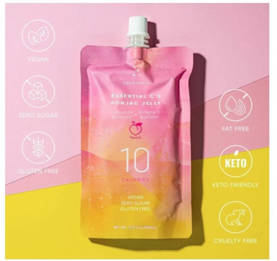 Пюре со вкусом персика «Essential C’s Konjac Jelly»