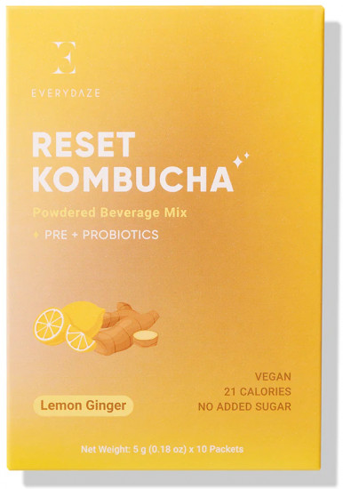 Комбуча растворимая со вкусом лимона и имбиря «Reset»