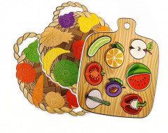 Пазл на липучках «Фрукты и овощи» - Фото 9