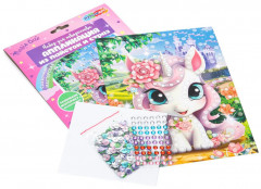 Аппликация из пайеток и страз «Единорог» - Фото 1