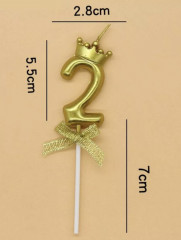 Свеча-цифра для торта - Фото 1