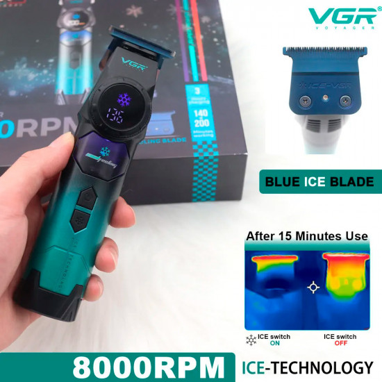 Триммер для стрижки волос профессиональный VGR V-946