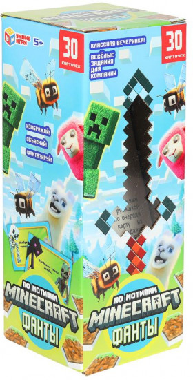 Игра настольная «По мотивам Minecraft»