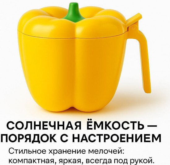 Ёмкость для специй «Перец желтый»