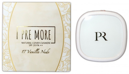 Кушон для лица тональный SPF20+ «Natural Cover Cushion», оттенок 21 Light Nude