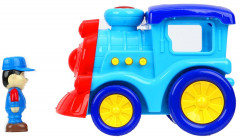 Каталка-паровоз музыкальная «Синий Трактор» - Фото 5