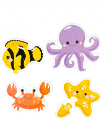 Пазлы контурные «Обитатели моря» - Фото 7