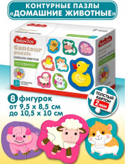 Пазлы контурные «Домашние животные» - Фото 2