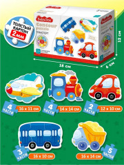 Пазлы контурные «Транспорт» - Фото 1