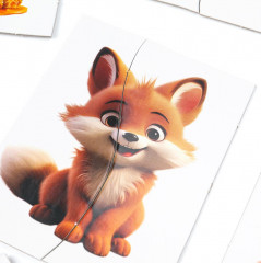 Липучки-половинки «Лесные животные» - Фото 3