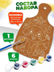 Набор для росписи по дереву «Лисичка» - Фото 1