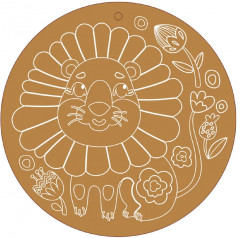 Набор для росписи по дереву «Львенок» - Фото 8