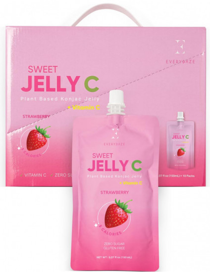 Желе с витамином C и коллагеном со вкусом клубники «Sweet Jelly C»