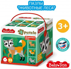 Пазл «Животные леса» - Фото 1