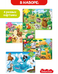Пазл 4 в 1 «Кто где живёт?» - Фото 1