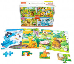 Пазл 4 в 1 «Кто где живёт?» - Фото 6