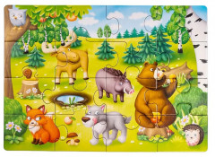 Пазл 4 в 1 «Кто где живёт?» - Фото 10