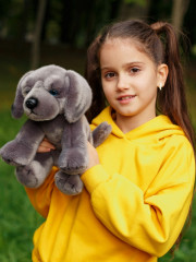 Игрушка мягкая «Собака Веймаранер» - Фото 1