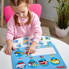 Пазл для детей обучающий планшетный  «Транспорт и техника» - Фото 7