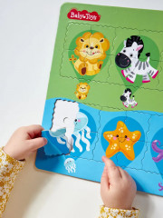 Пазл для детей обучающий планшетный  «На суше и в море» - Фото 9