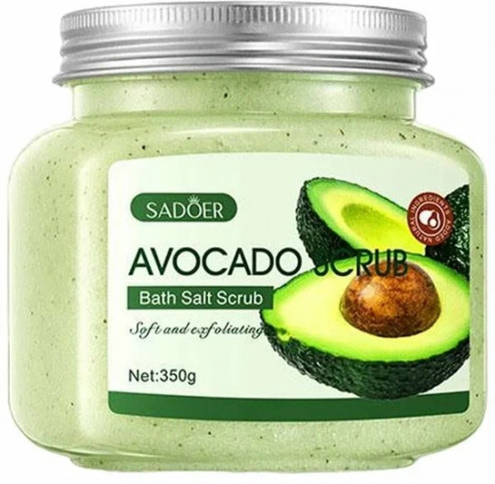 Скраб для тела с экстрактом авокадо «Bath Salt Scrub»