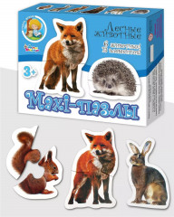 Макси-пазлы «Лесные животные» - Фото 6