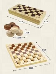 Игра настольная «Шашки» - Фото 1