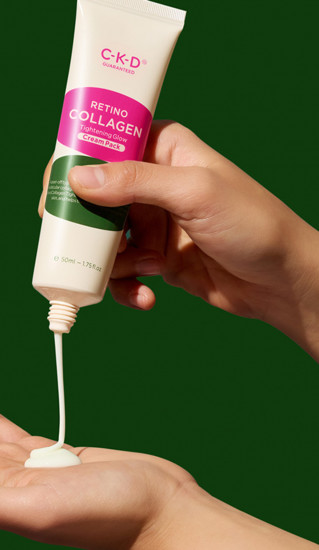 Коллагеновая маска-плёнка для подтяжки лица с лопаткой для нанесения «Retino Collagen Tightening Glow Cream Pack»
