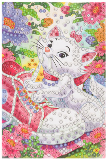 Алмазная мозаика «Кошечка Мари»