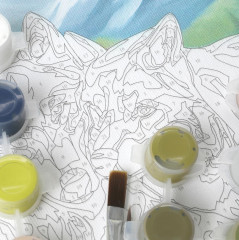 Картина по номерам «Волки» - Фото 3