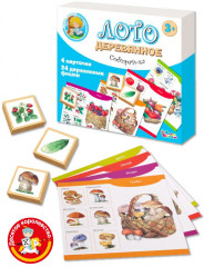 Лото деревянное «Собирай-ка» - Фото 1