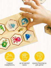 Лото деревянное «Пчелка» - Фото 7