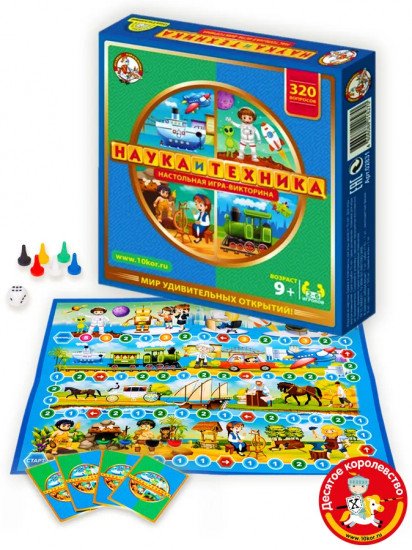 Игра настольная «Викторина. Наука и техника»