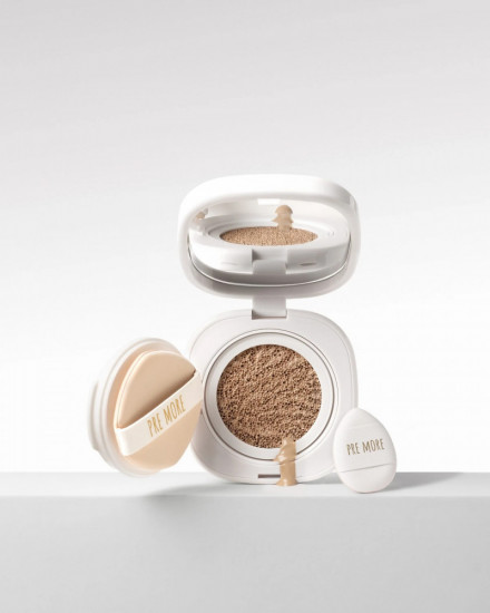 Кушон для лица тональный SPF20+ «Natural Cover Cushion», оттенок 21 Light Nude